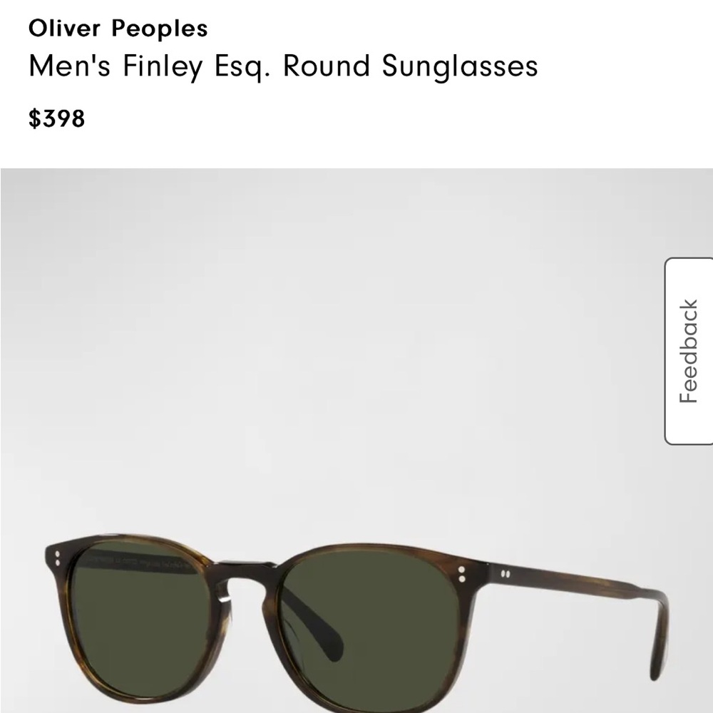 Oliver Peoples Prescription Sunglasses Finley
